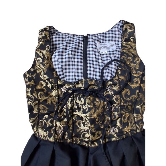 Edelweiss Creek Womens size Small Oktoberfest Dirndl Embriodered Milkmaid Dress - Picture 3 of 13